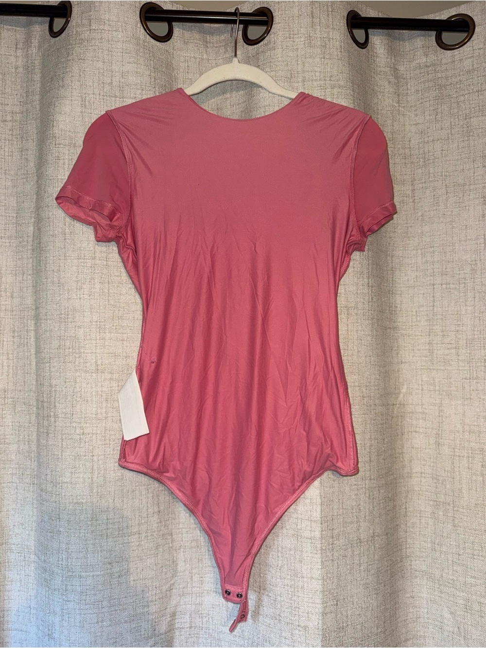Abercrombie & Fitch Pink Short Sleeve Bodysuit
